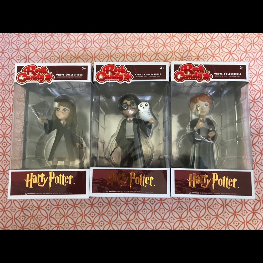 Harry Potter, Ron, Hermione Funko Pop Rock Candy